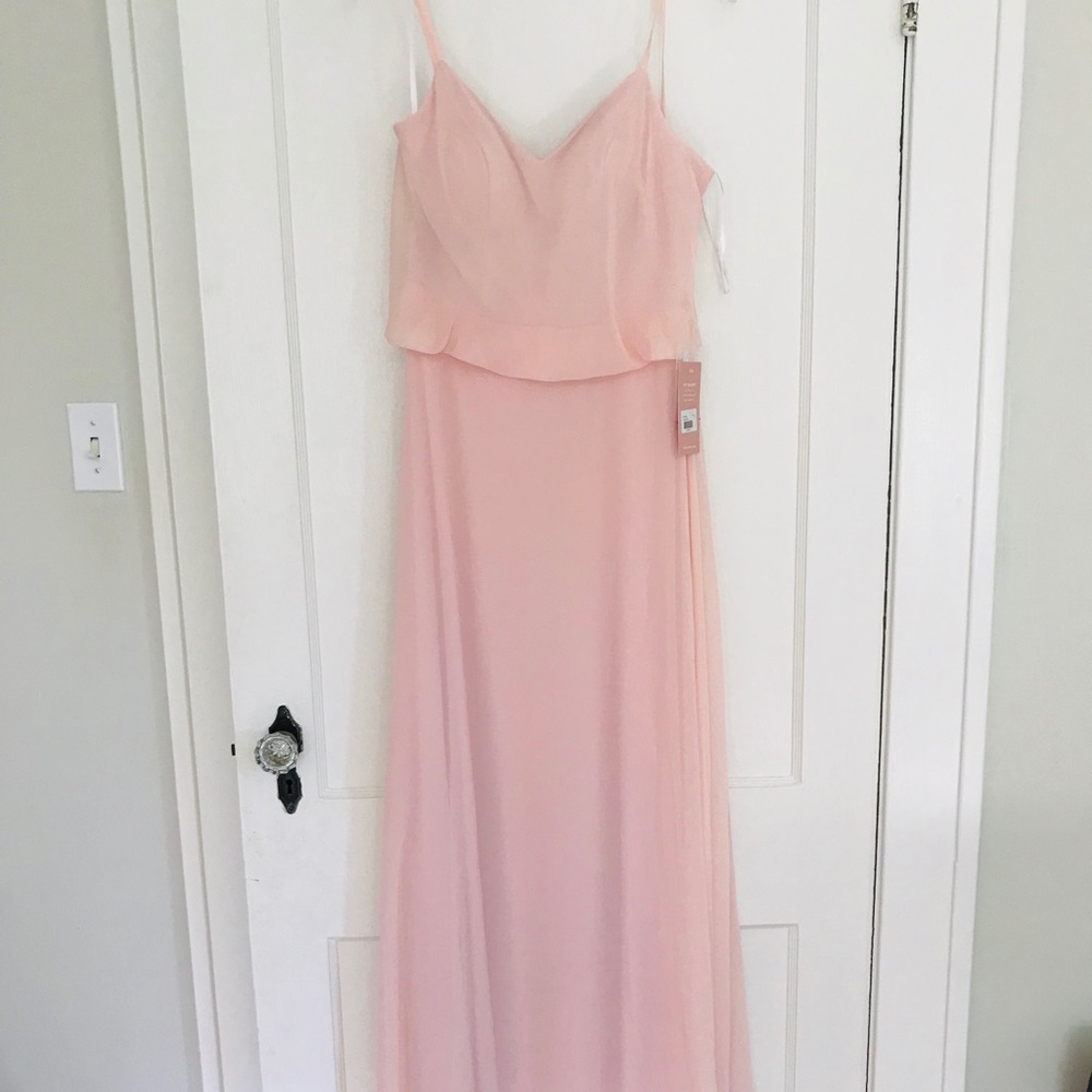 Birdie Grey dress Gwennie in blush pink